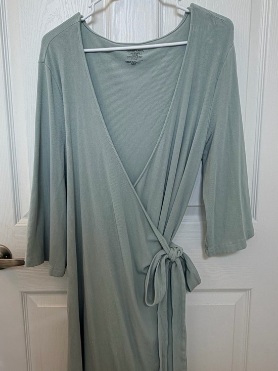 Caden Lane Other - Caden Lane Bamboo Waffle Knit Wrap in Sage Green Pregnancy Postpartum Robe